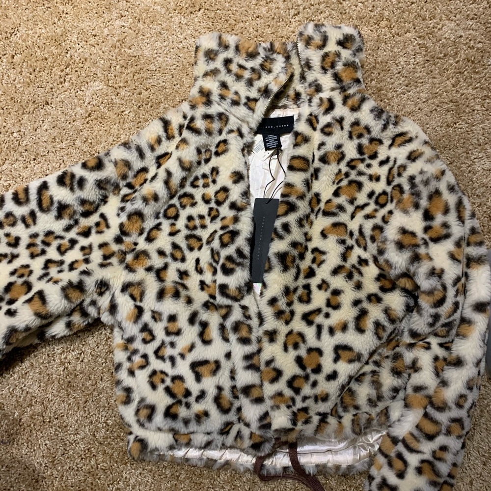 Soft cheetah print jacket